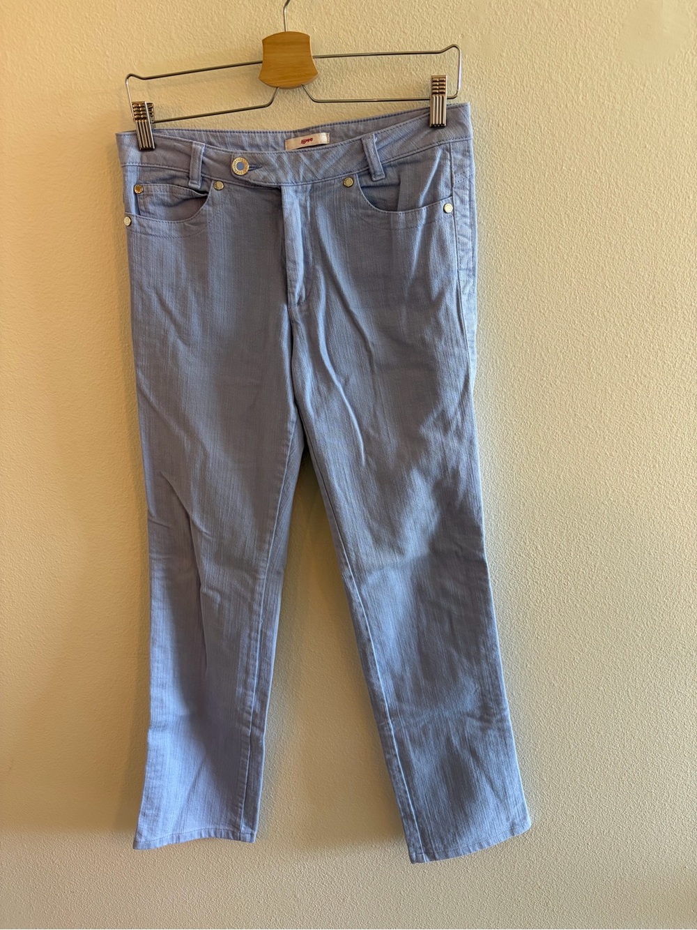 Leggiadro Light Blue Straight-Leg Women's Jeans